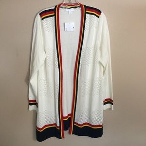 Charter Club open front cardigan sweater size L